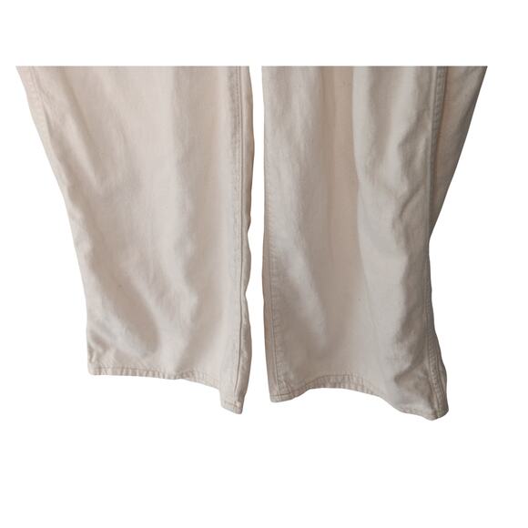 Wrangler Mid Rise Wide Leg Cream Jeans Size 29x32 Cotton Hemp - Picture 6 of 16